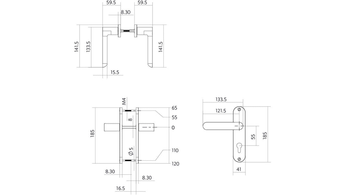 Intersteel 0035.121429 maattekening