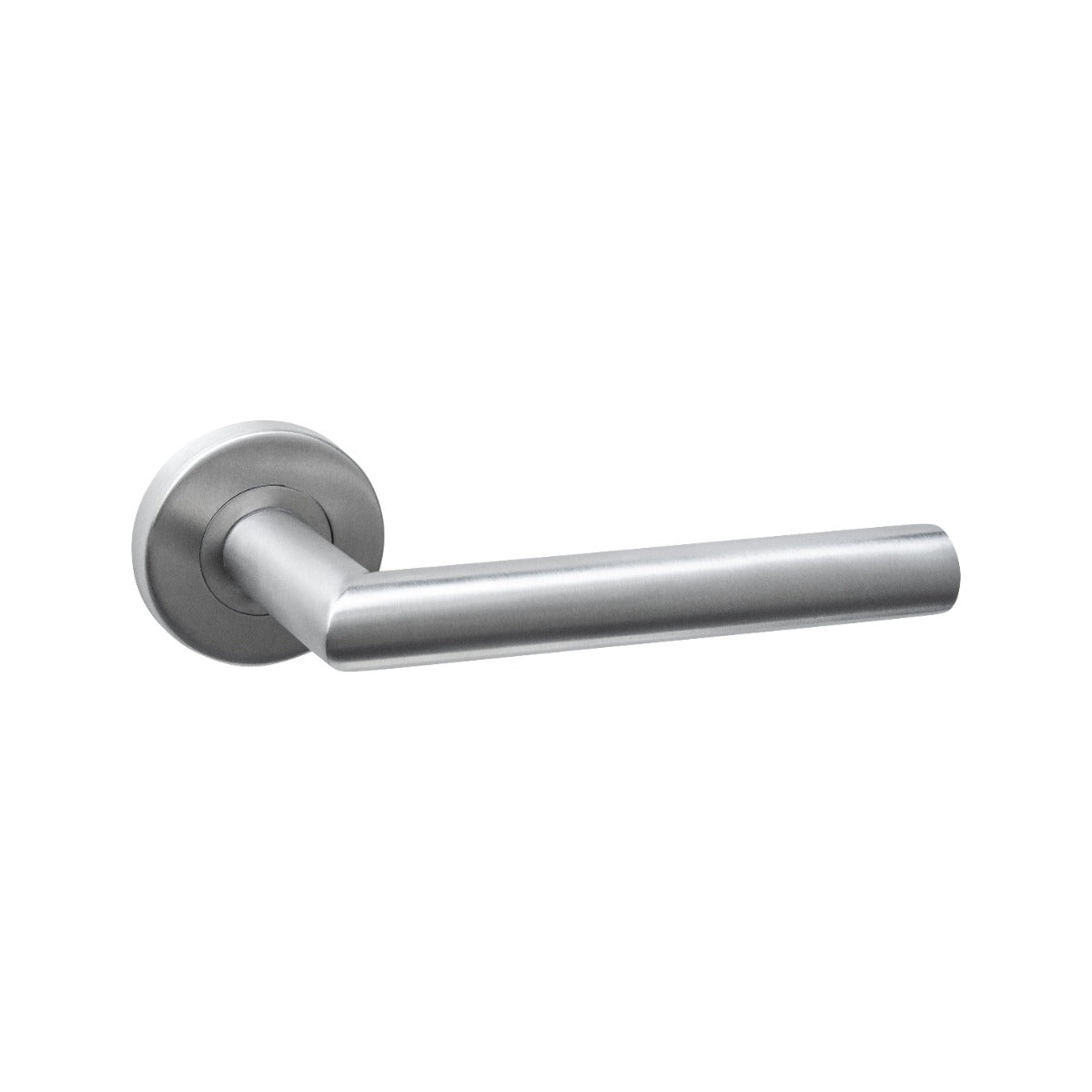 Intersteel Deurkruk Jura basic op rozet verdekt ø53x10mm RVS geborsteld