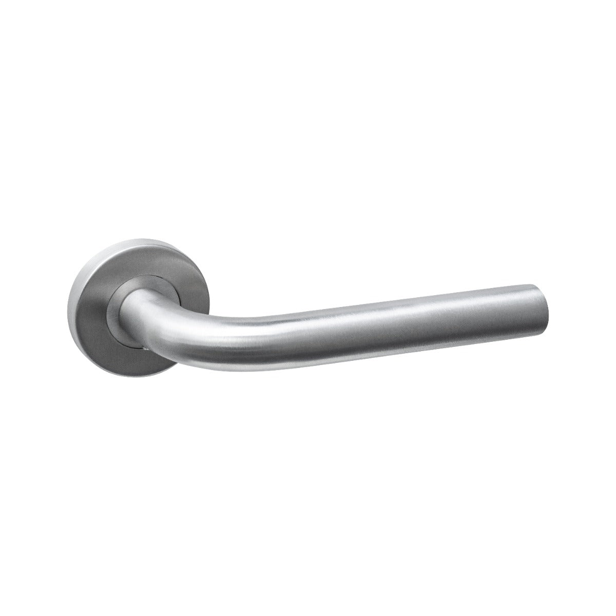 Intersteel Deurkruk Luzern basic op rozet verdekt ø53x10mm RVS geborsteld