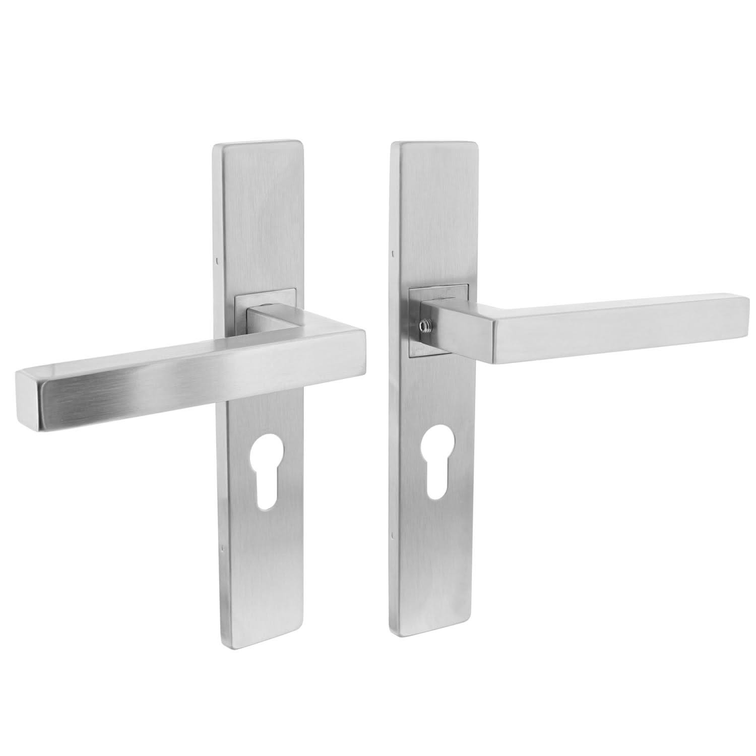 Intersteel Deurkruk Vierkant op Schild PC55 RVS