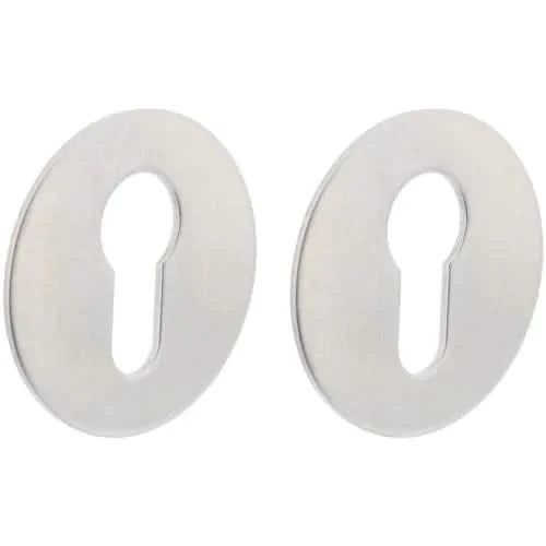 Intersteel | Rozet met PC55x2mm | Zelfklevend | RVS Geborsteld