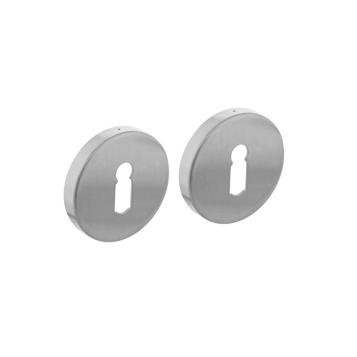 Intersteel | Rozet sleutelgat | Rond | Verdekt | RVS Geborsteld