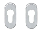 Intersteel | Rozet | PC 10mm | Ovaal | Verdekt | RVS Geborsteld