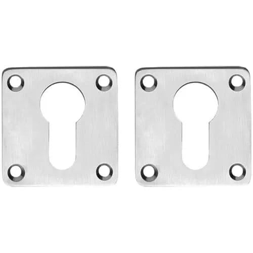 Intersteel | Rozet met PC42x42x2mm | Vierkant | RVS Geborsteld