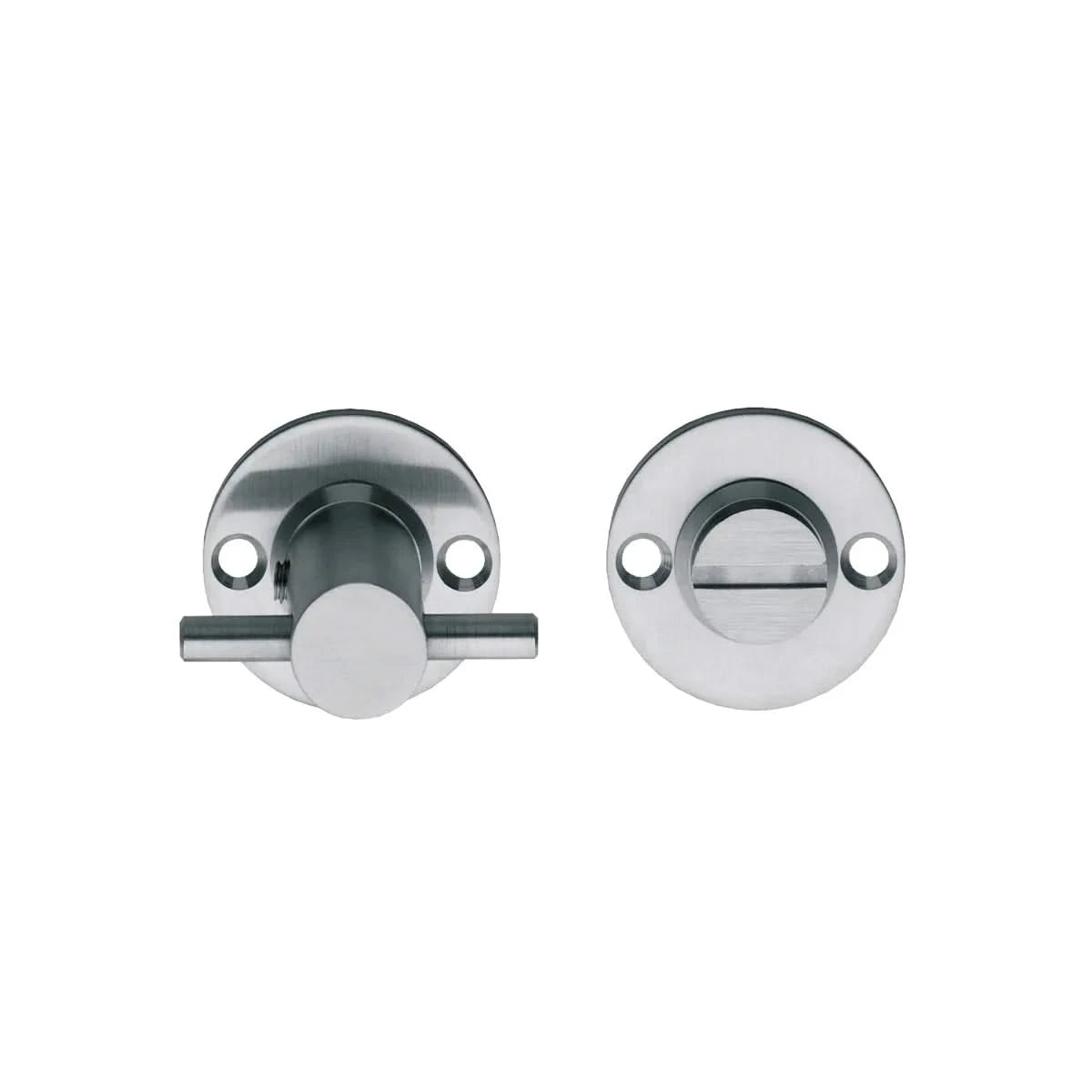 Intersteel | Rozet met toilet-/badkamersluiting 42x2mm | RVS Geborsteld