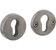 Intersteel SKG3 veiligheidsrozet rond RVS geborsteld vooraanzicht