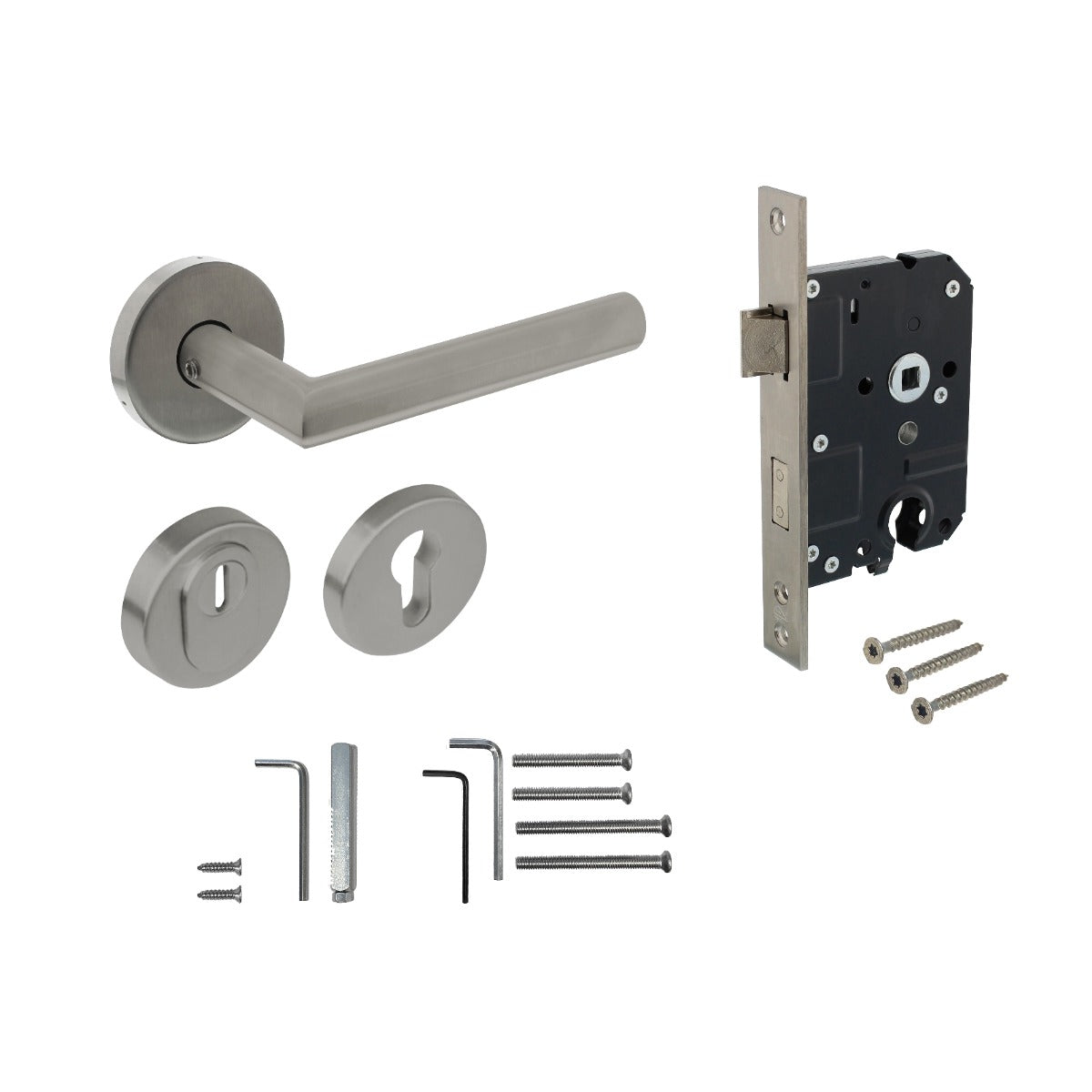 Intersteel achterdeurbeslag rond SKG*** rvs