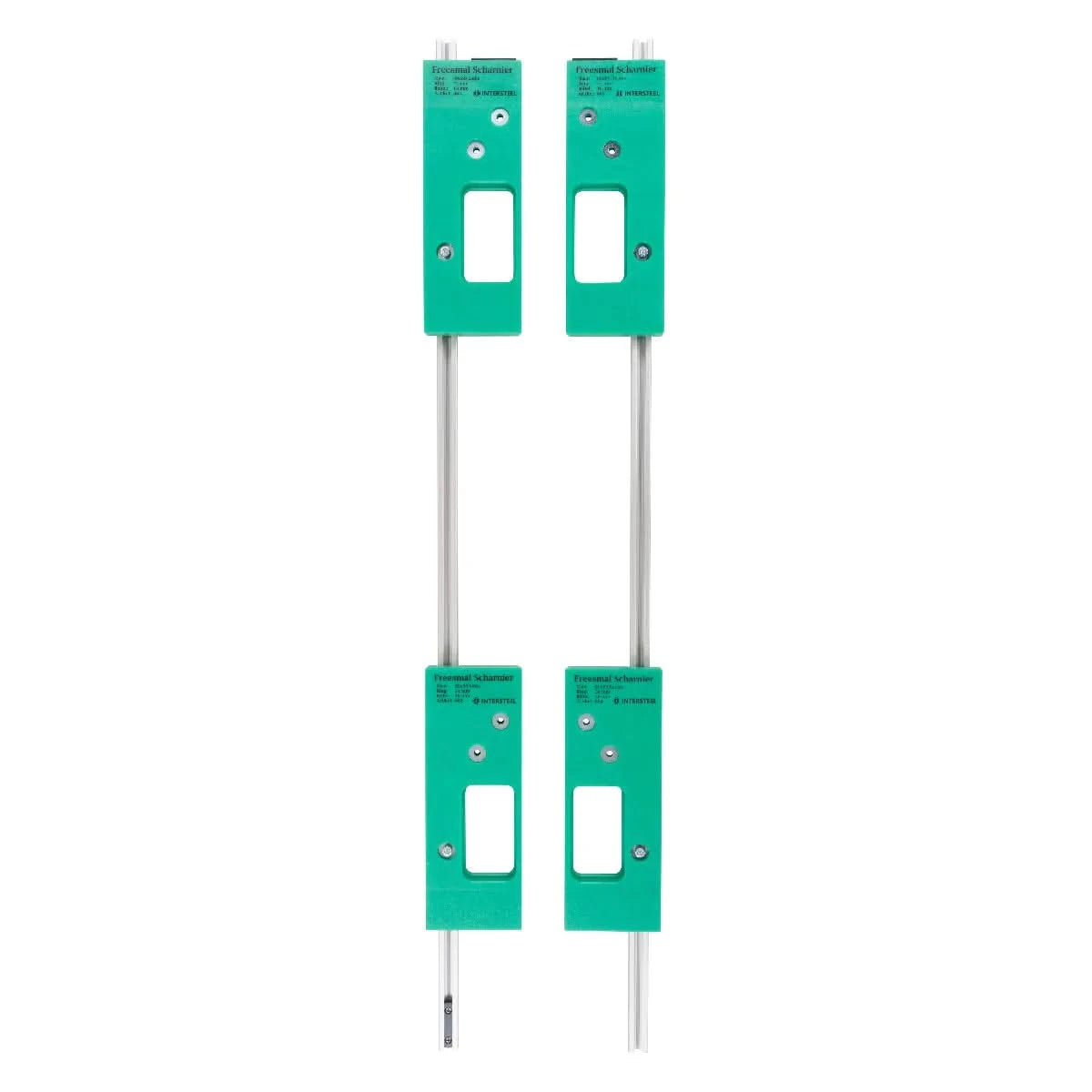 Intersteel Freesmal set t.b.v. 4 Intersteel bladscharnieren 89×89 mm