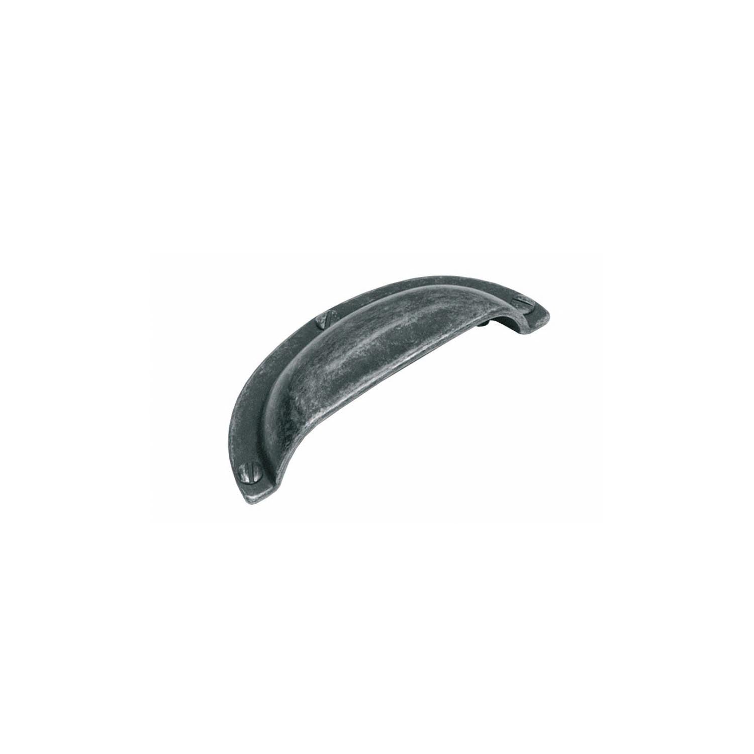 Intersteel Komgreep 97mm Oud Grijs – vooraanzicht