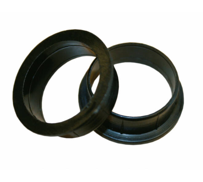 Intersteel Halsring 23x1mm reductiemaat 20x18mm nylon zwart