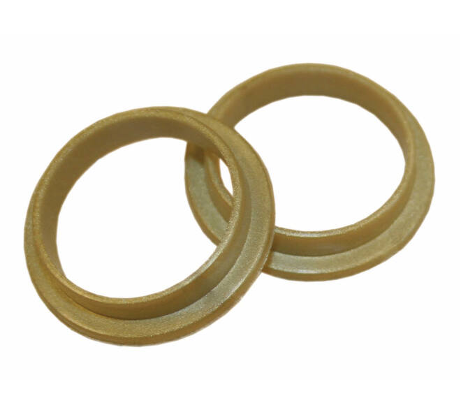 Intersteel Halsring 21x1mm reductiemaat 18x16mm nylon bruin