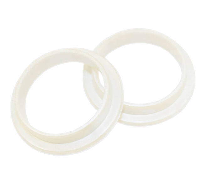 Intersteel Halsring 23x1mm reductiemaat 20x16mm nylon wit