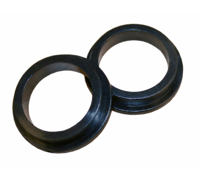 Intersteel Halsring 23x1mm reductiemaat 20x16mm nylon zwart