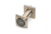 Dulimex deurspion vierkant Ø16 mm RVS finish – vooraanzicht