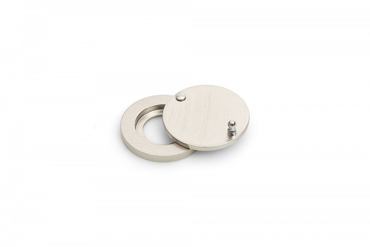 Dulimex afsluitplaatje luxe deurspion DRS 206B zamak zwart