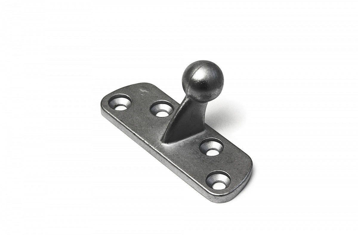Dulimex rechte haak SH 940B voor kierstandhouder KSH 940B, verchroomd, vooraanzicht