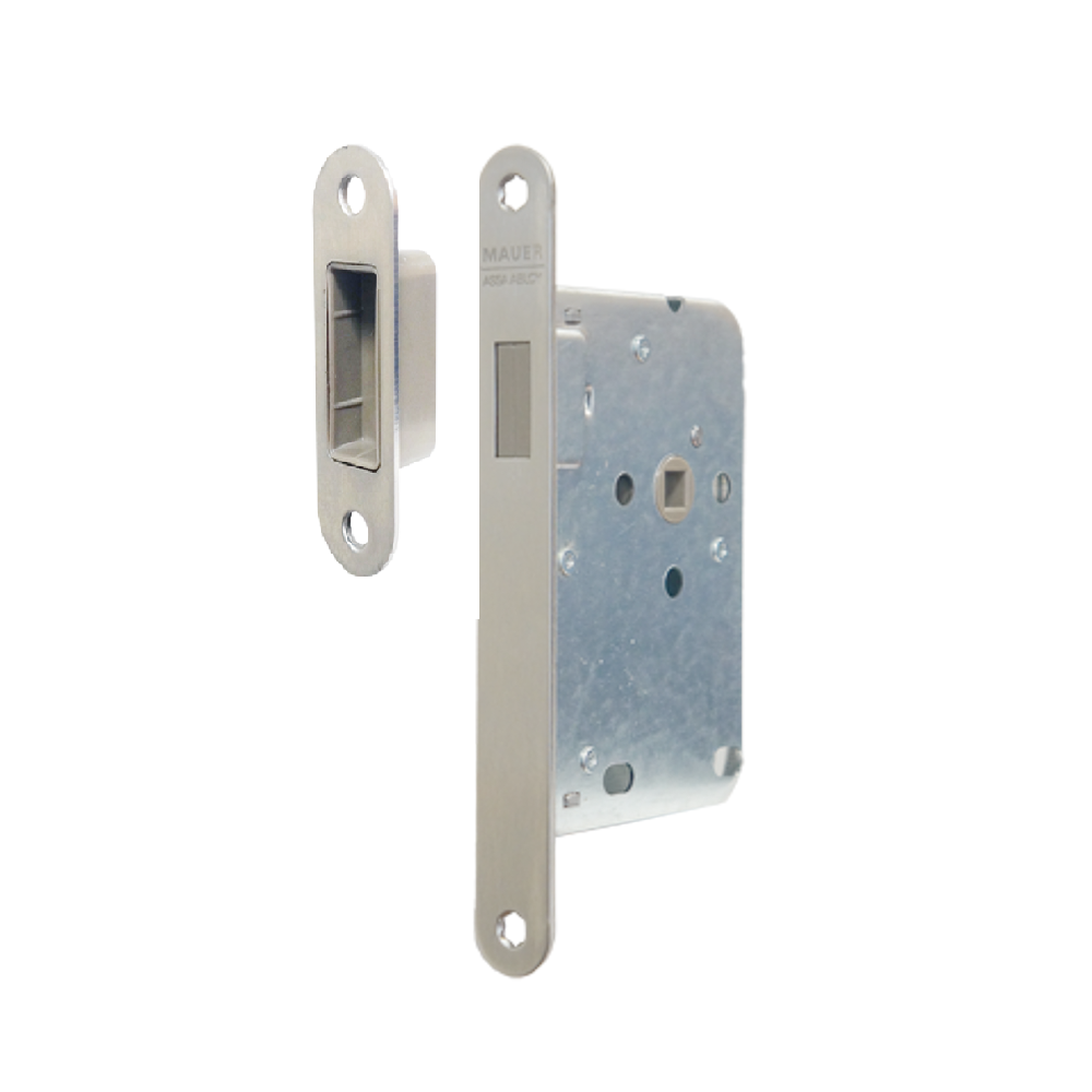 Mauer | Woningbouw magneet 1545 LOOP/RVS | Voorplaat Afgerond