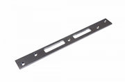 Dulimex rechte sluitplaat 300x30x3 mm staal verchroomd