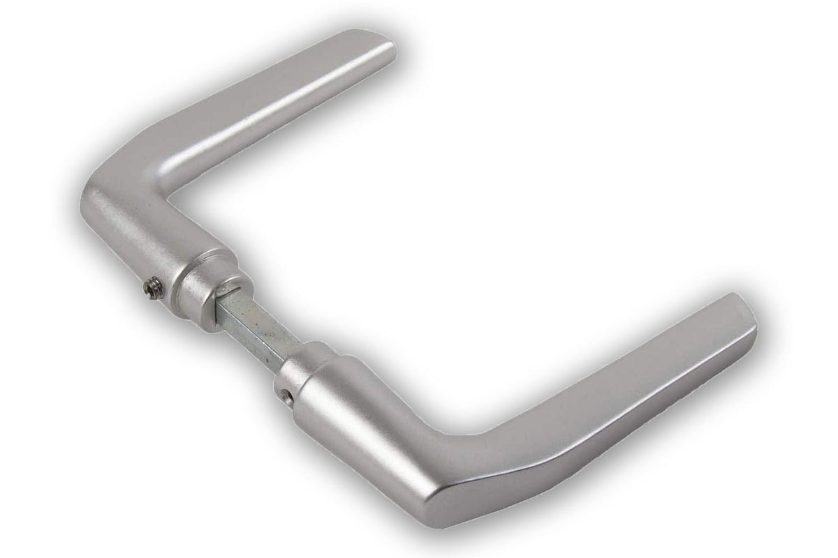 Dulimex deurkrukset type 354 duimmodel aluminium F1 vooraanzicht
