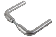 Dulimex deurkrukset type 361 L-model aluminium F1 vooraanzicht