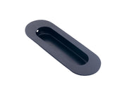 DX schuifdeurkom ovaal 120x40mm RVS zwart - Dulimex