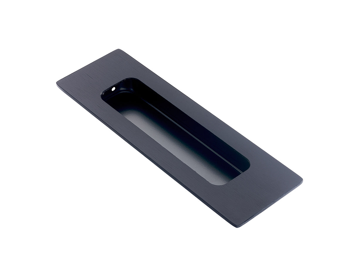 DX schuifdeurkom vierkant 120x40mm RVS zwart - Dulimex