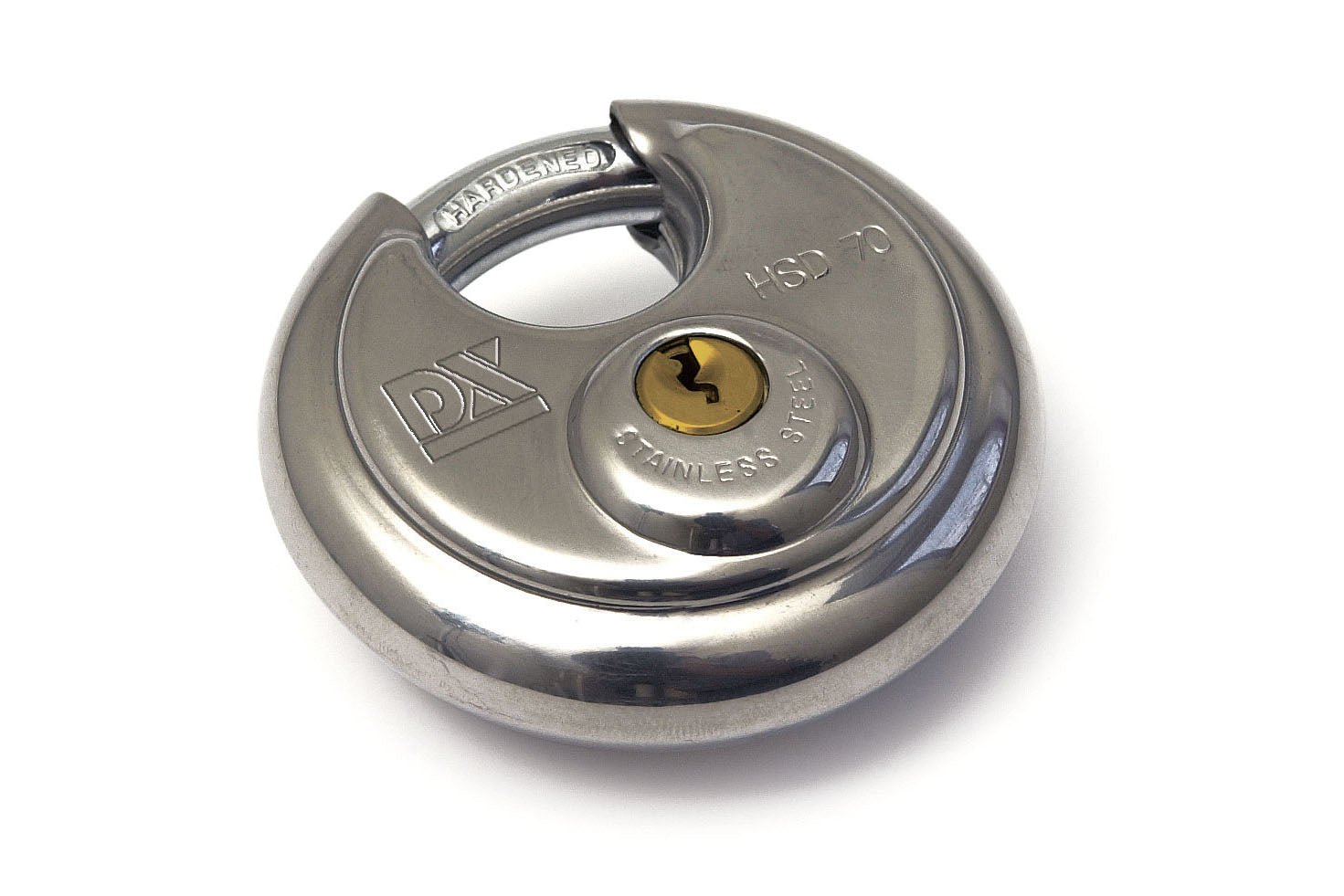 Dulimex discusslot 70 mm RVS sleutelnummer 710 – vooraanzicht