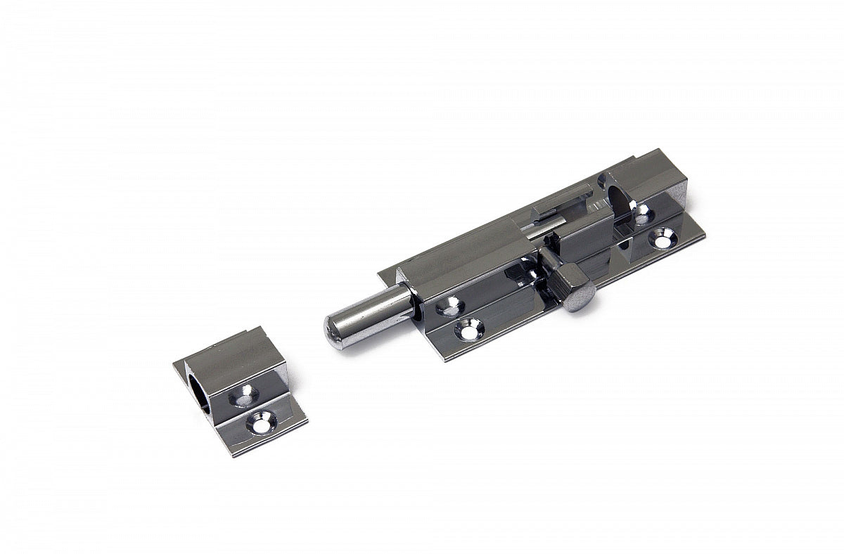 Dulimex profielgrendel 25x60 mm messing verchroomd vooraanzicht