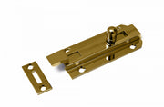 Dulimex profielschuif met bocht 35x80 mm messing gepolijst, vooraanzicht