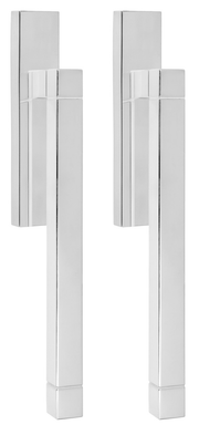 Formani | JB230PA | SQUARE | Massief | Hefschuifdeurbeslag kruk/kruk | Gepolijst RVS