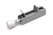 Dulimex DX deurvastzetter voetstift 30x122 mm zilvergrijs – vooraanzicht