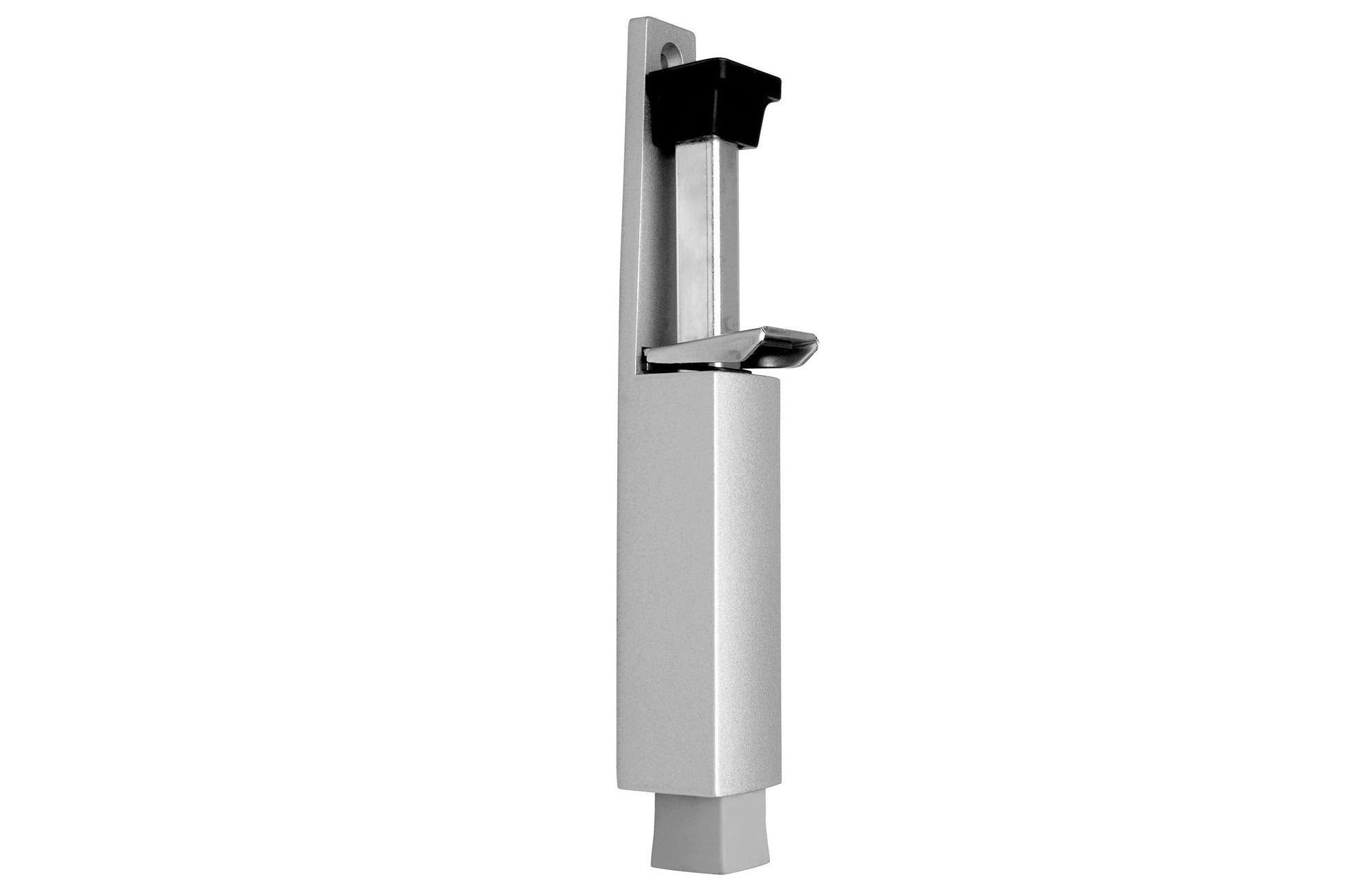 Dulimex DX deurvastzetter voetstift Luxe 32x207 mm F1 aluminium – vooraanzicht