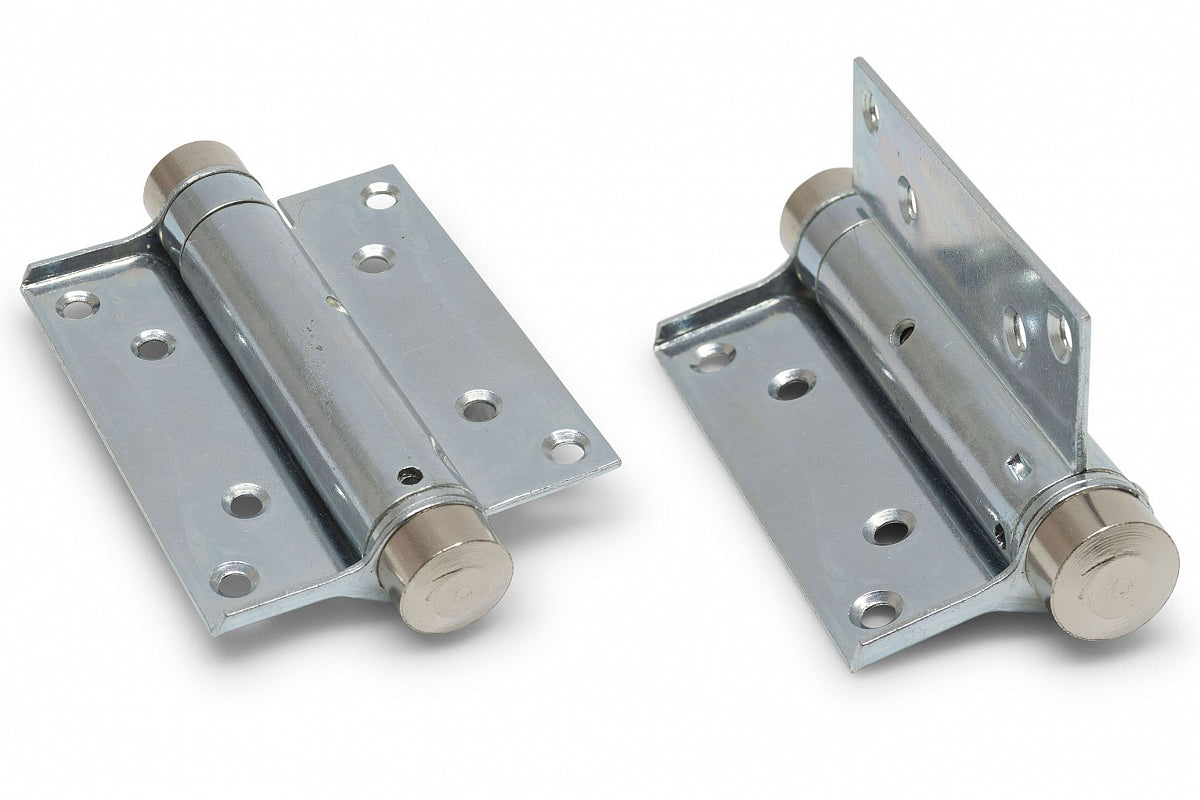 Dulimex set bommerscharnieren 30/100 mm staal blank verzinkt, vooraanzicht