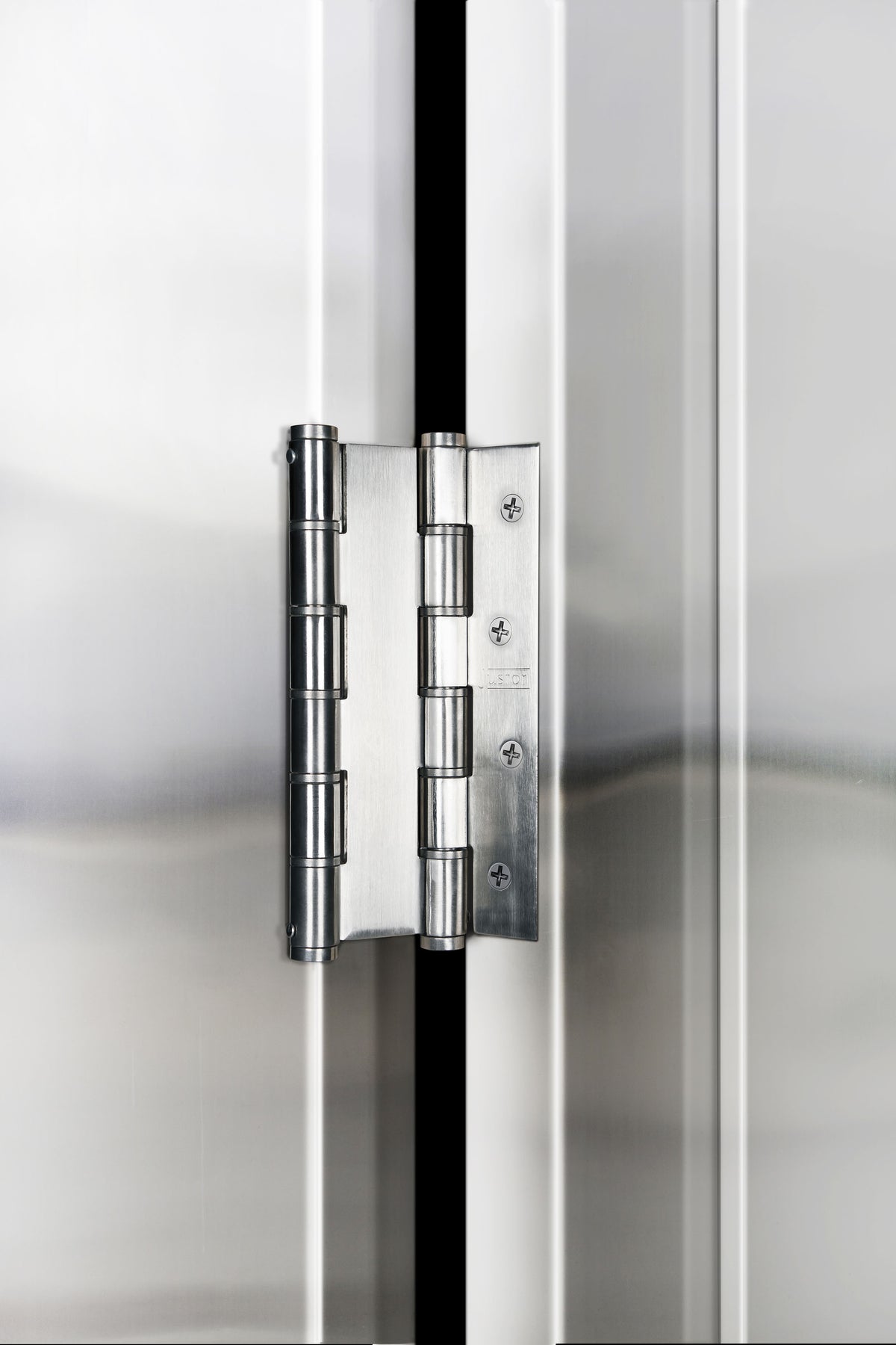 Justor deurveerscharnier dubbelwerkend 120/40 mm RVS detail