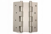 Dulimex deurveerscharnier dubbelwerkend 180 mm voor muurmontage, aluminium zilvergrijs, vooraanzicht