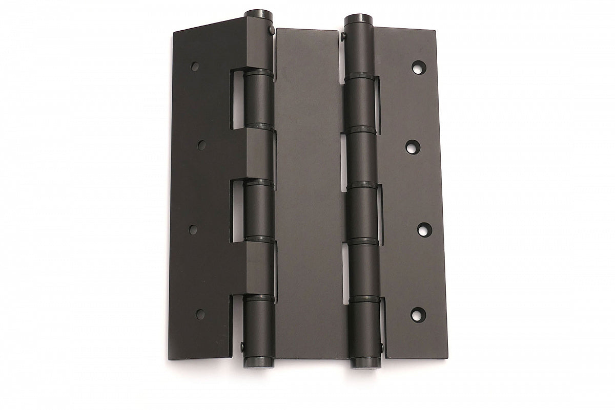Dulimex deurveerscharnier dubbelwerkend 120 mm aluminium zwart