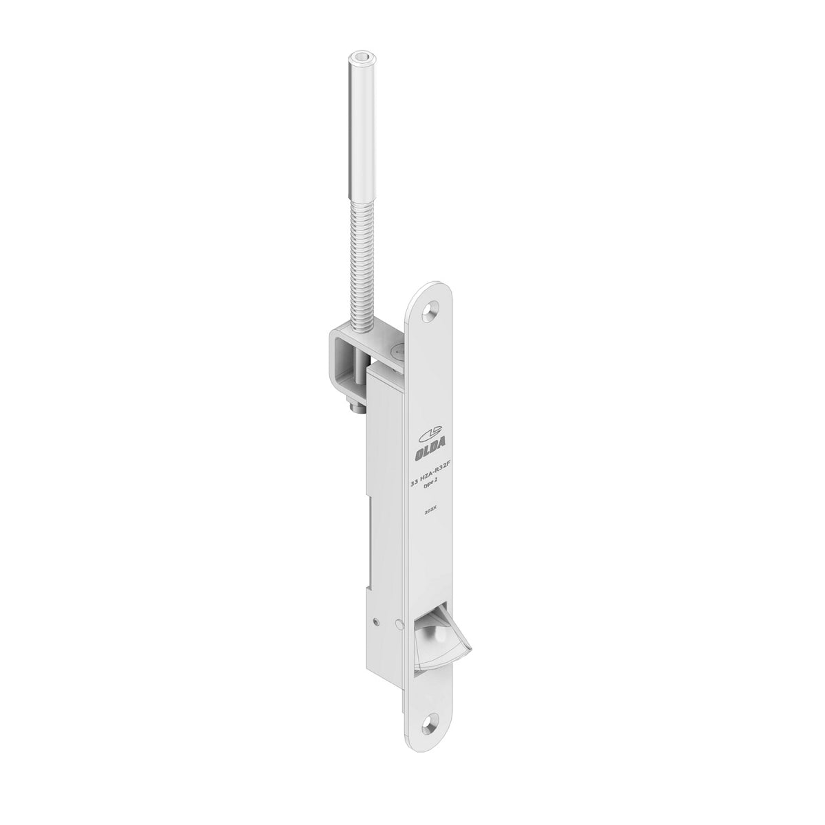 Dulimex automatische kantschuif 33 HZAR TYPE 2 met ronde schoot Ø10 mm, staal verzinkt – vooraanzicht