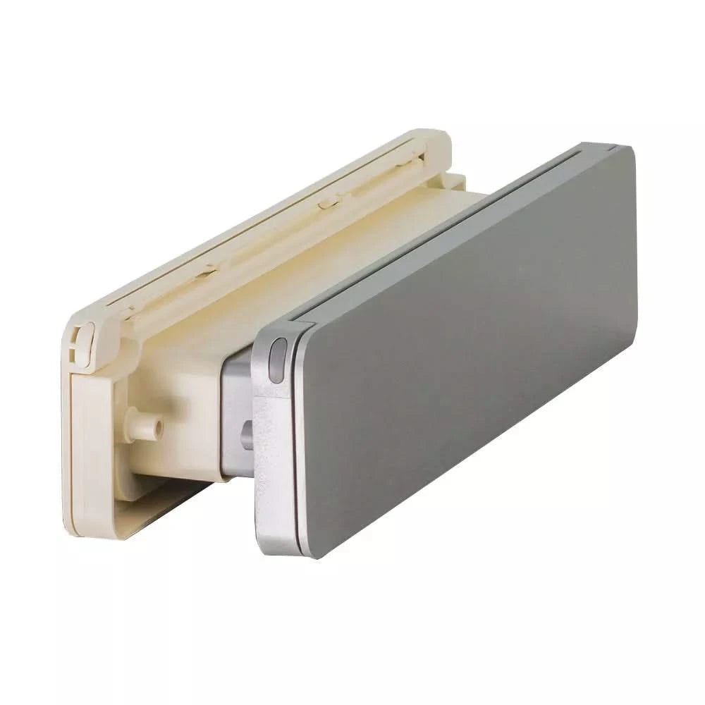 Homebox brievenbus - buitenklep geanodiseerd aluminium binnenklep RAL9001