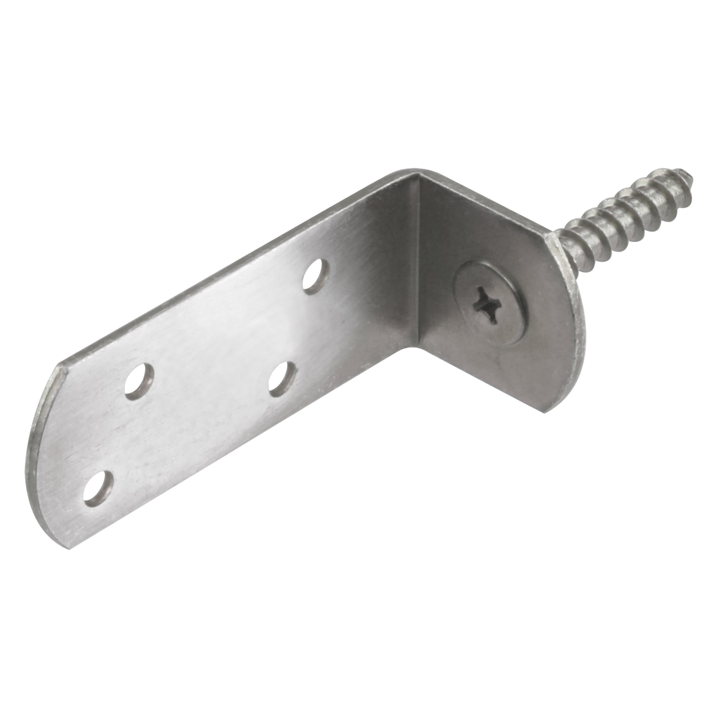 Starx L-steun met schroef verhoogd RVS (per 4)