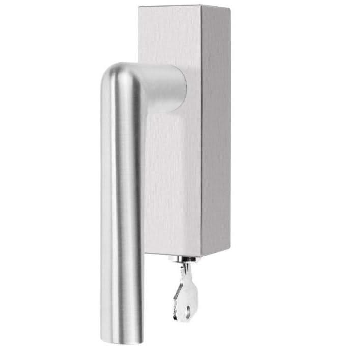 Formani PBI100-DKLOCK draaikiepgarnituur afsluitbaar mat roestvast staal linksdraaiend