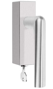 Formani PBI100-DKLOCK draaikiepgarnituur afsluitbaar mat roestvast staal rechtsdraaiend