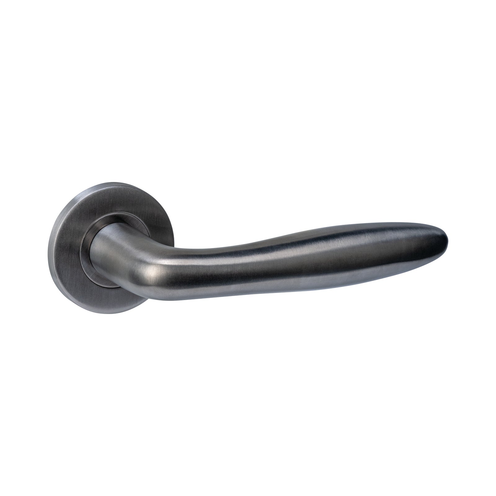 Intersteel deurkruk Q 03 op rozet 52x6mm pvd antraciet
