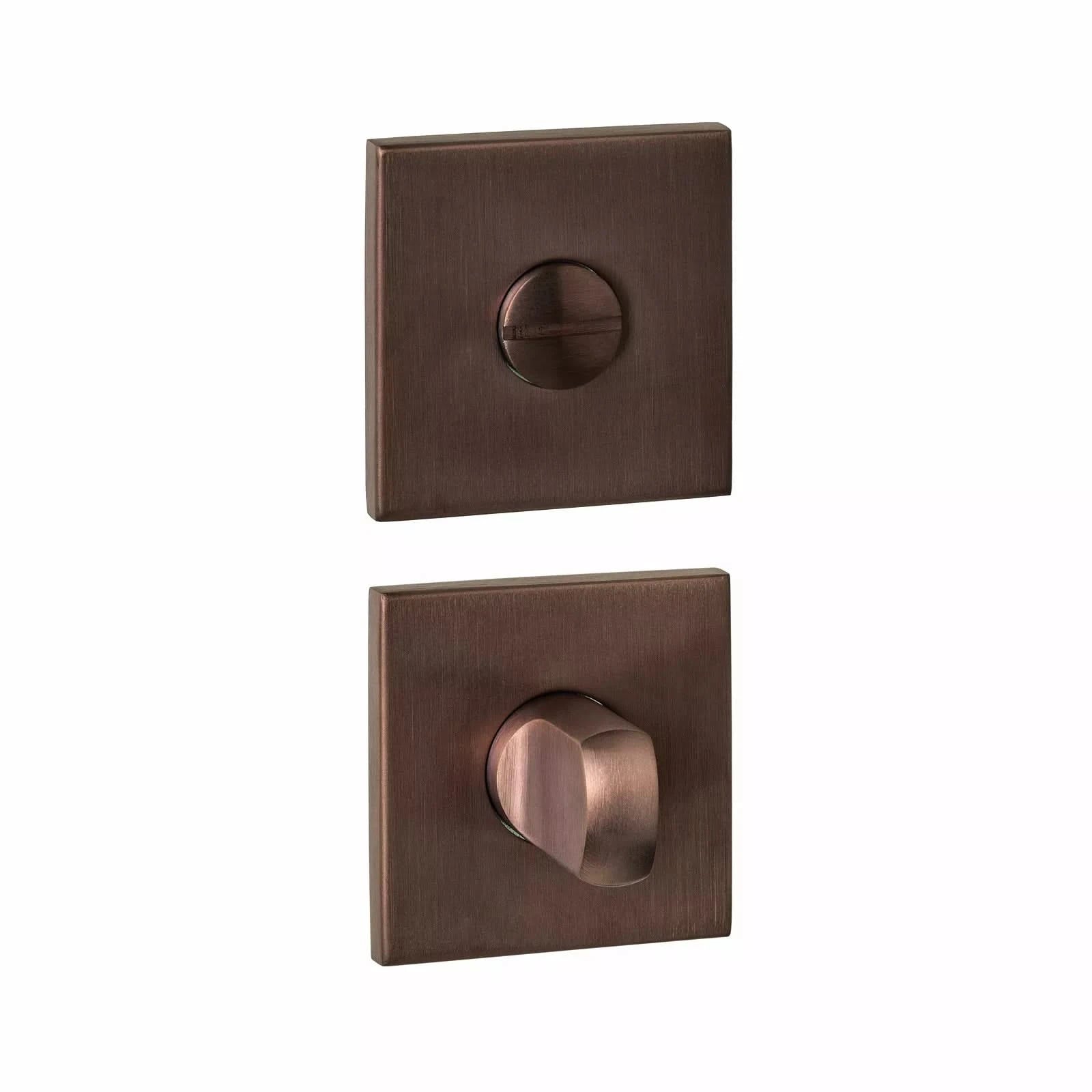 WC-SLUITING VERDEKT 53X53X6MM MET STIFT 6-8MM PVD BRONS