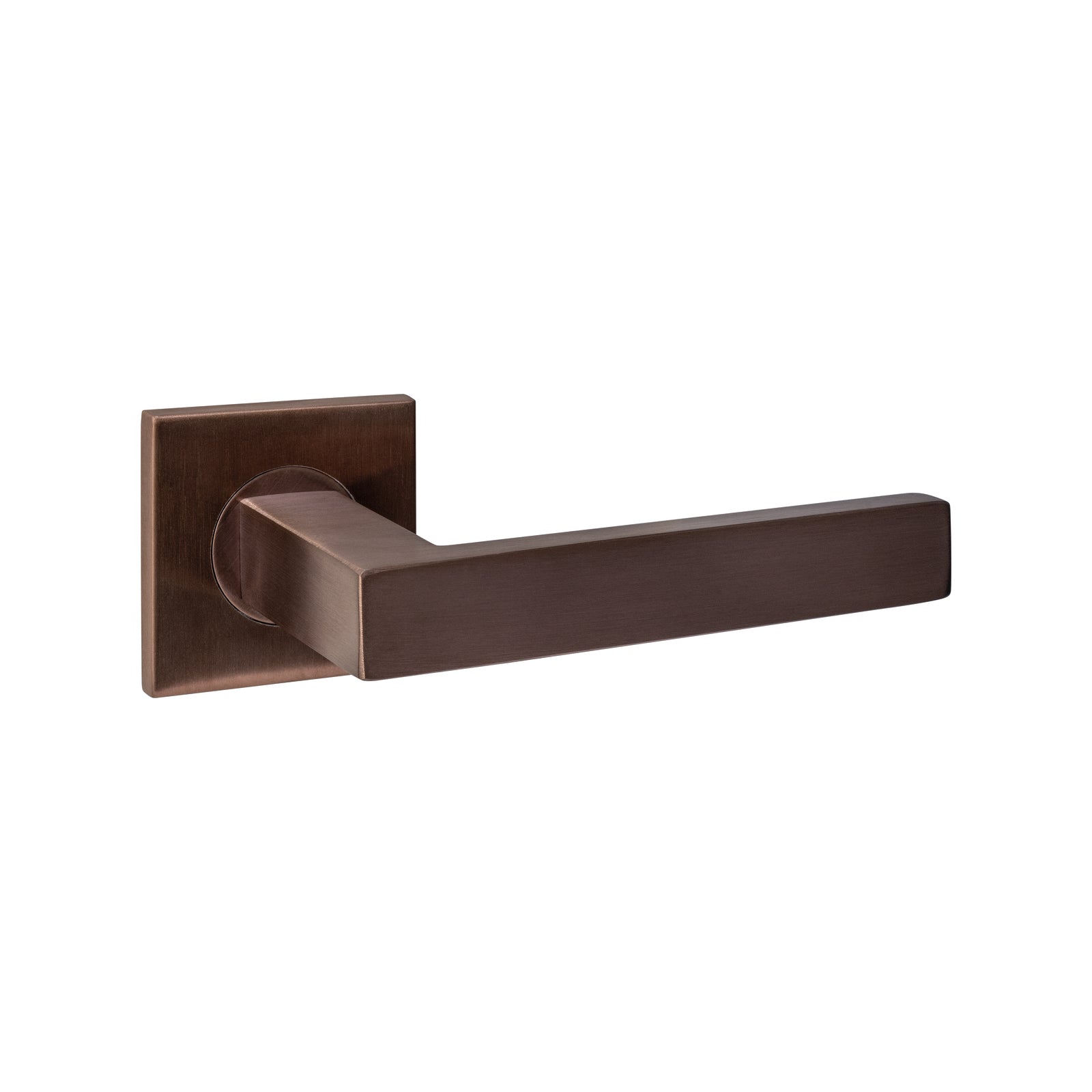 Intersteel deurkruk Q 05 op rozet 53x53x6mm PVD Brons