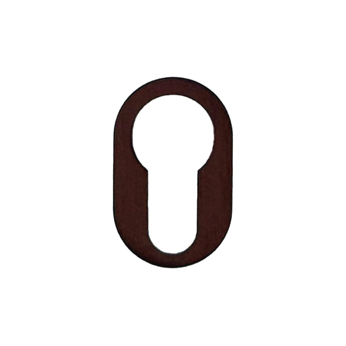 HDD Pro Cylinderplaatje Rond Minimal Mat Brons