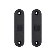 AGB Contact magneetsluiting mat zwart per set, vooraanzicht