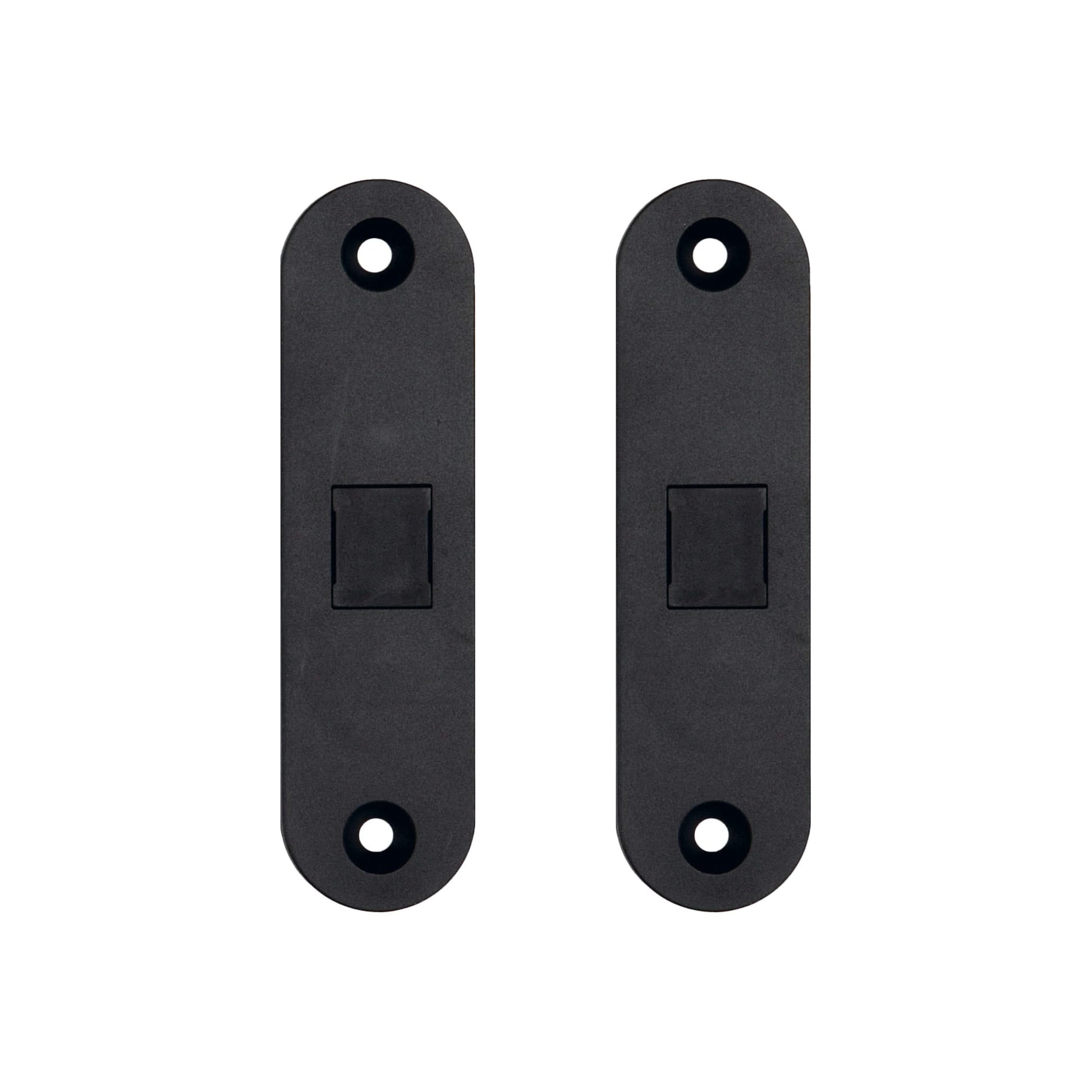 AGB Contact magneetsluiting mat zwart per set, vooraanzicht