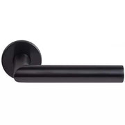 Deurkruk Friseo | ronde rozet | PVD Gunmetal