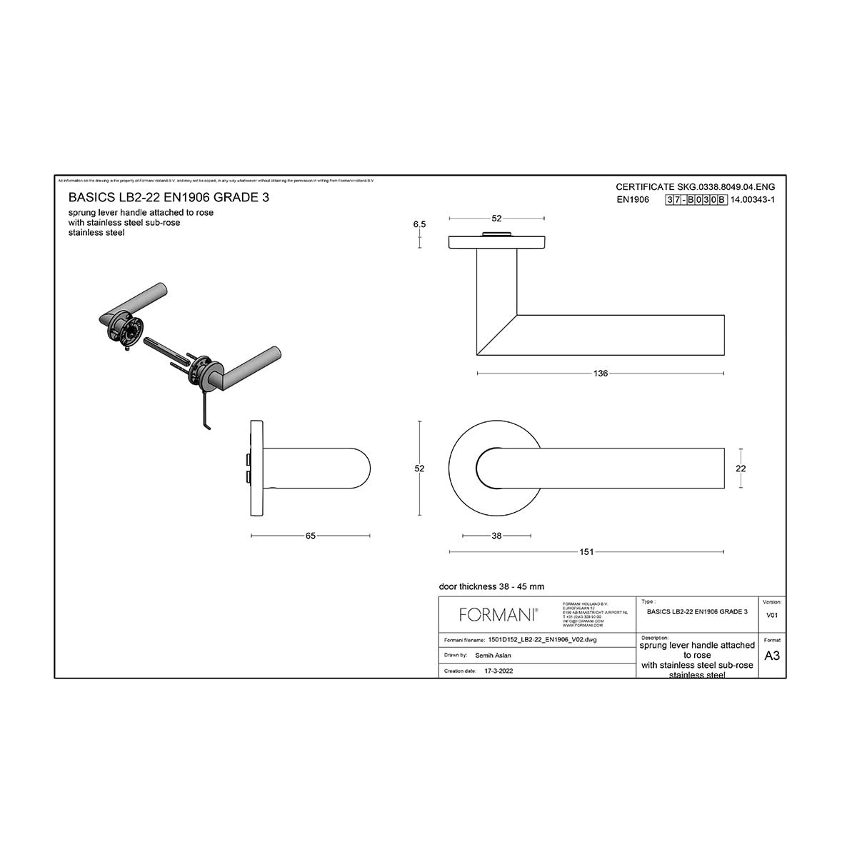 BASICS LB2-22 EN1906 GRADE 3