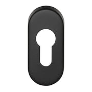 Formani | Cilinderplaatje Ovaal BASIC LBY32 | Zwart mat